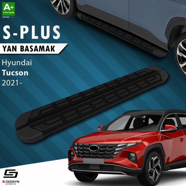 S-Dizayn Hyundai Tucson 4 S-Plus Siyah Yan Basamak 173 Cm 2021-2024 - Image 1