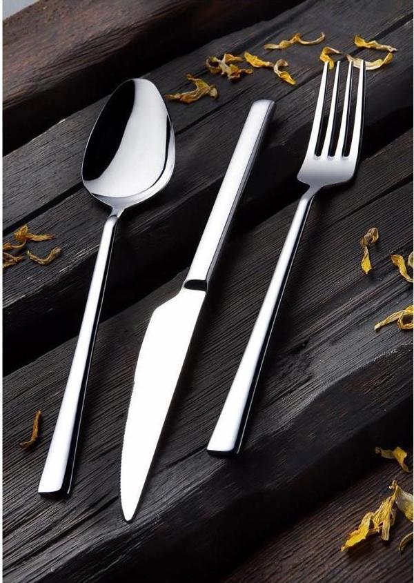 Trc paslanmaz çelik tatlı kaşık - 6 lı tatlı kaşığı - Image 1