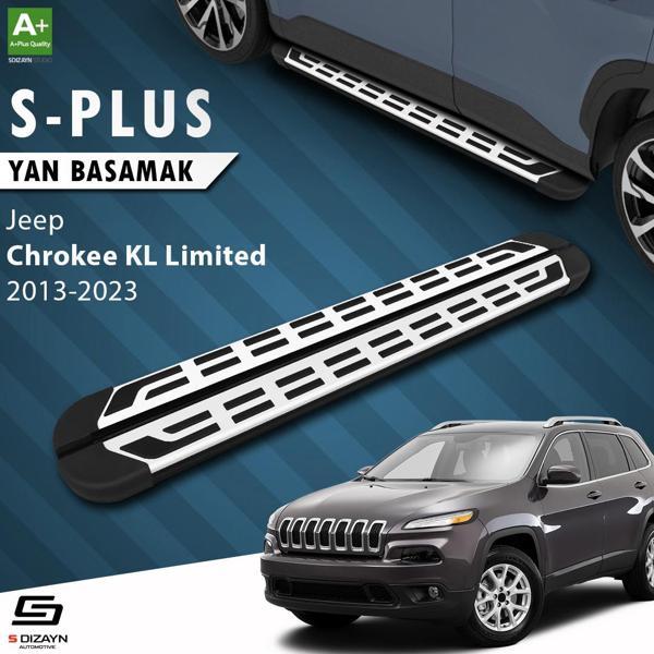 S-Dizayn Jeep Cherokee KL S-Plus Gri Yan Basamak 173 Cm 2013-2023 - Image 1