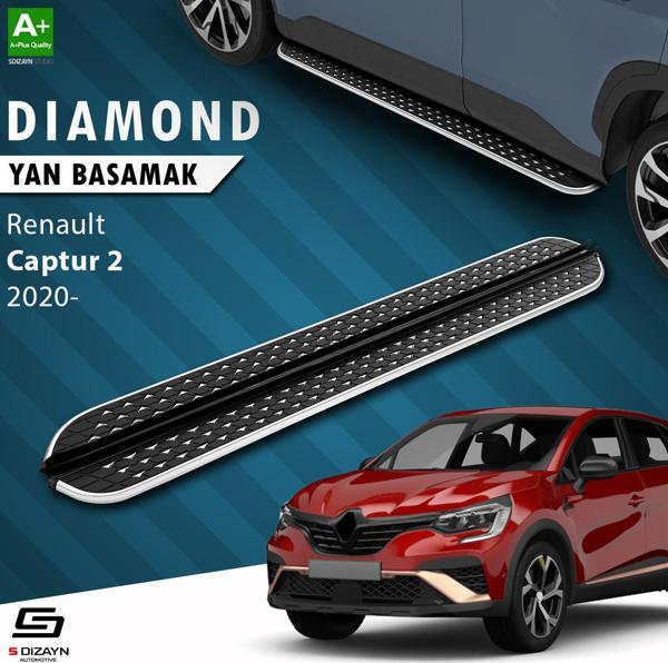 S-Dizayn Renault Captur 2 Diamond Krom Yan Basamak 183 Cm 2020 Üzeri - Image 1