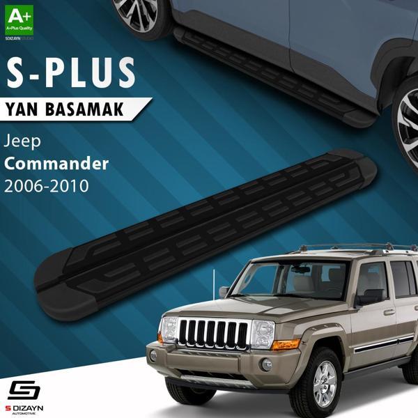 S-Dizayn Jeep Commander S-Plus Siyah Yan Basamak 173 Cm 2006-2010 - Image 1