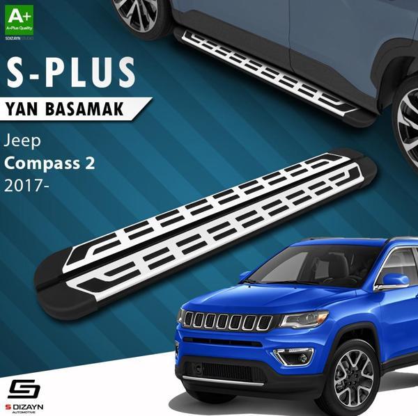 S-Dizayn Jeep Compass 2 S-Plus Gri Yan Basamak 173 Cm Etekli 2017 Üzeri - Image 1