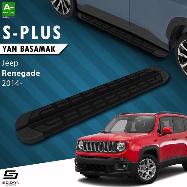 S-Dizayn Jeep Renegade S-Plus Siyah Yan Basamak 173 Cm Etekli 2014 Üzeri - Image 1