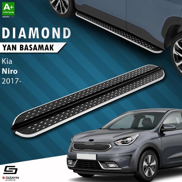 S-Dizayn Kia Niro Diamond Krom Yan Basamak 183 Cm 2017 Üzeri - Image 1