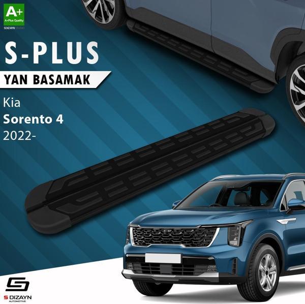 S-Dizayn Kia Sorento 4 S-Plus Siyah Yan Basamak 183 Cm 2022 Üzeri - Image 1