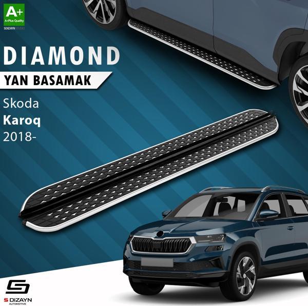 S-Dizayn Skoda Karoq Diamond Krom Yan Basamak 173 Cm 2018 Üzeri - Image 1