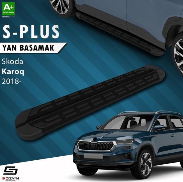 S-Dizayn Skoda Karoq S-Plus Siyah Yan Basamak 173 Cm 2018 Üzeri - Image 1