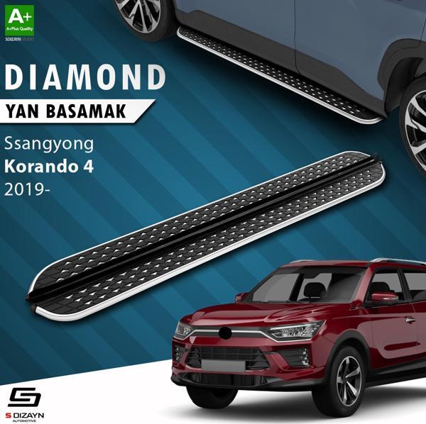 S-Dizayn Ssangyong Korando Diamond Krom Yan Basamak 183 Cm 2019 Üzeri - Image 1