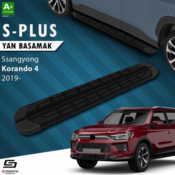 S-Dizayn Ssangyong Korando S-Plus Siyah Yan Basamak 183 Cm 2019 Üzeri - Image 1