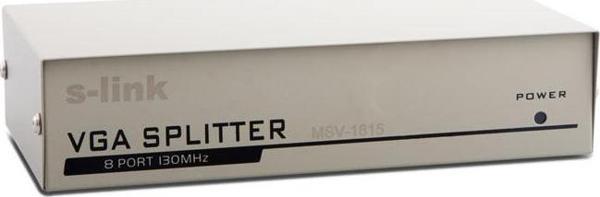 S-Link 1Pc - 8 Monitör 150Mhz Vga Çoklayıcı Msv-1815 - Image 1