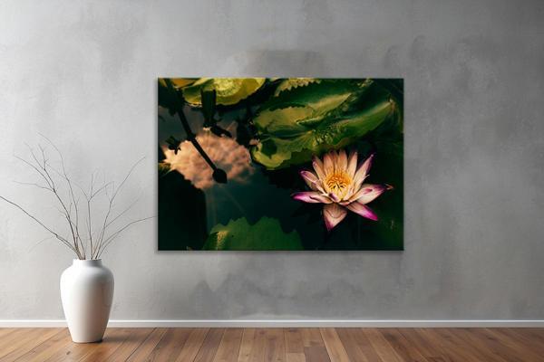 Dekoratif Çiçekler  YatayKanvas Tablo 42  - Image 1