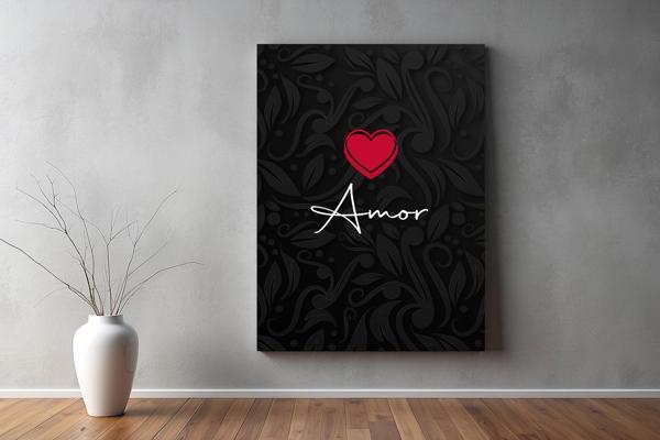 Aşk ( Love ) Temalı Kanvas Tablo 31  - Image 1