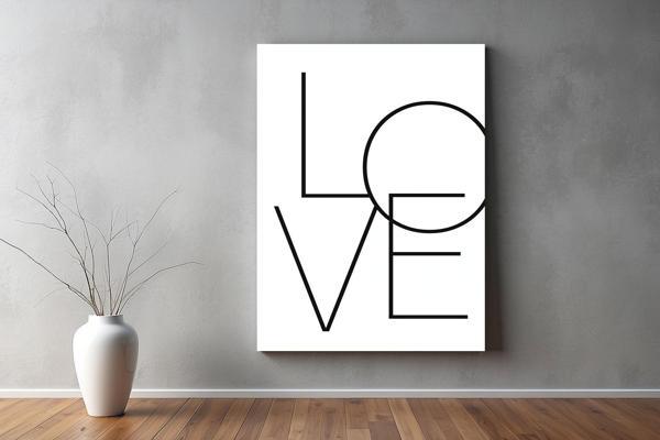 Aşk ( Love ) Temalı Kanvas Tablo 41  - Image 1