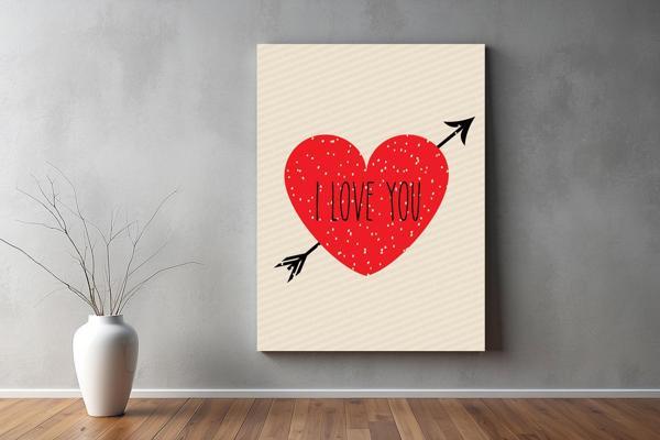 Aşk ( Love ) Temalı Kanvas Tablo 44  - Image 1