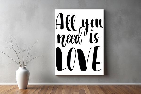 Aşk ( Love ) Temalı Kanvas Tablo 45  - Image 1