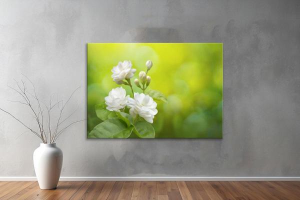 Dekoratif Çiçekler  YatayKanvas Tablo 60  - Image 1