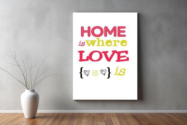 Aşk ( Love ) Temalı Kanvas Tablo 52  - Image 1