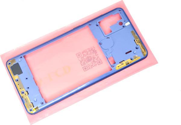 Tkgz Samsung Galaxy A21S KASA Arka Pil Batarya Kapağı MAVİ - Image 1