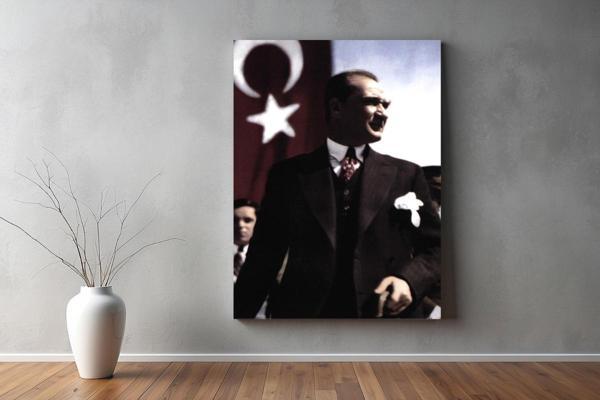 Atatürk Kanvas Tablo 02  - Image 1