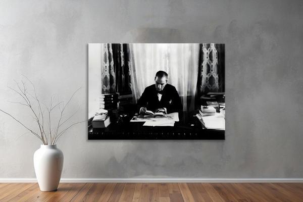 Atatürk Kanvas Tablo 13  - Image 1