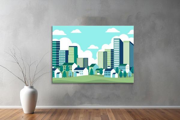 Dekoratif Çizim YatayKanvas Tablo 29  - Image 1