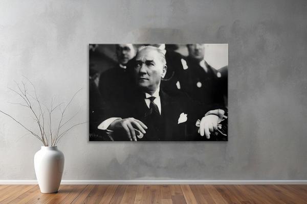 Atatürk Kanvas Tablo 22  - Image 1