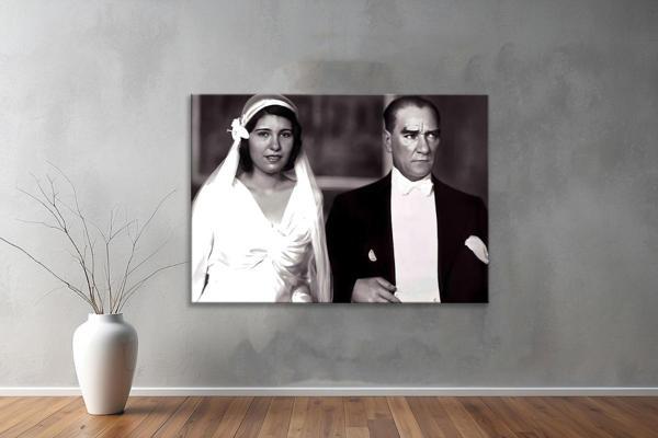 Atatürk Kanvas Tablo 25  - Image 1