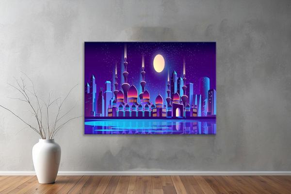 Dekoratif Çizim YatayKanvas Tablo 49  - Image 1