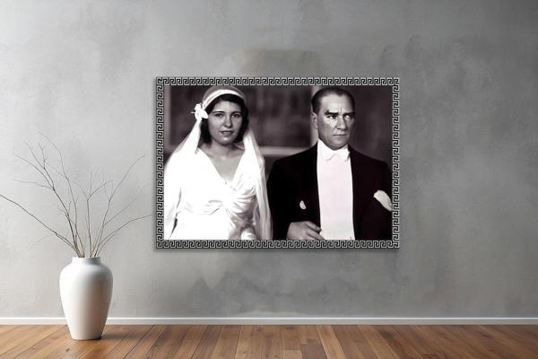 Atatürk Kanvas Tablo 43  - Image 1