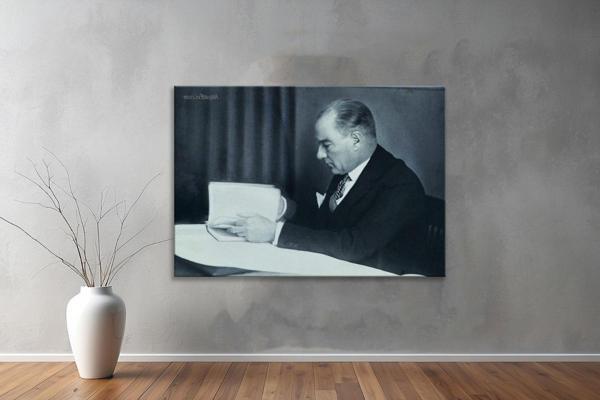 Atatürk Kanvas Tablo 63  - Image 1