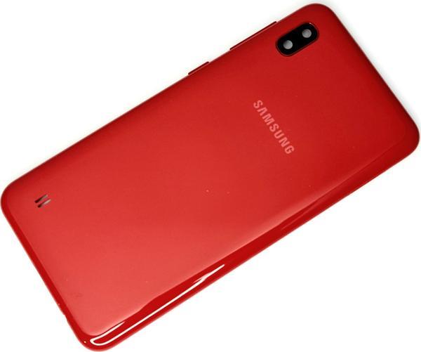 Tkgz Samsung Galaxy A10 A105 Kasa Arka Pil Batarya Kapağı KIRMIZI - Image 1
