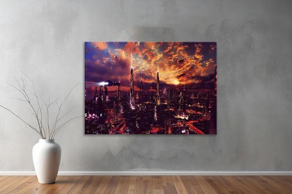 Dekoratif Çizim YatayKanvas Tablo 85  - Image 1