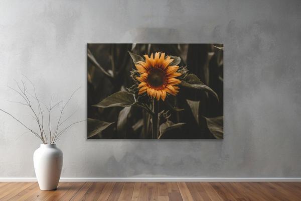 Dekoratif Çiçekler  YatayKanvas Tablo 04  - Image 1