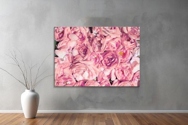 Dekoratif Çiçekler  YatayKanvas Tablo 19  - Image 1