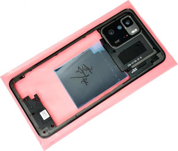 Tkgz Xiaomi Redmi Note 10 Pro (5G) kasa Arka Pil Batarya Kapağı SİYAH - Image 1