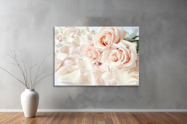 Dekoratif Çiçekler  YatayKanvas Tablo 38  - Image 1
