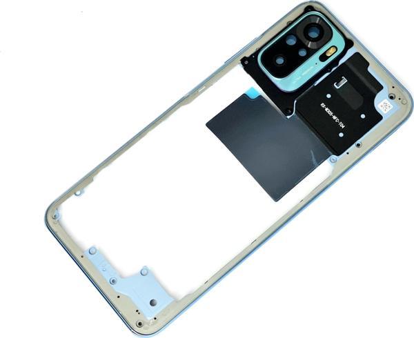 Tkgz Xiaomi Redmi Note 10 (4G) kasa Arka Pil Batarya Kapağı MAVİ - Image 1
