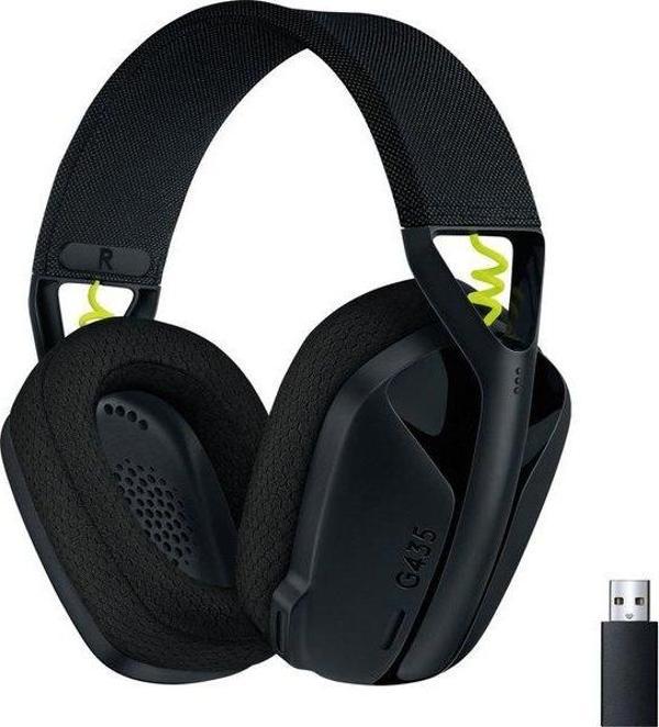 Logitech G G435 LIGHTSPEED Kablosuz Oyuncu Kulaklığı - Siyah - Image 1