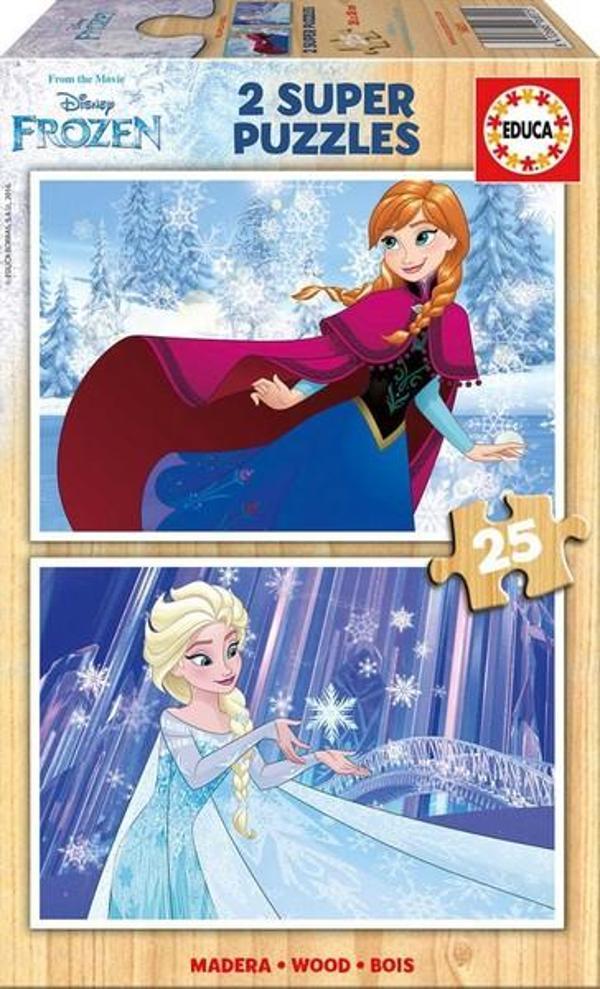 Educa 16801 Frozen 2x25 Parça Çocuk Puzzle  - Image 1
