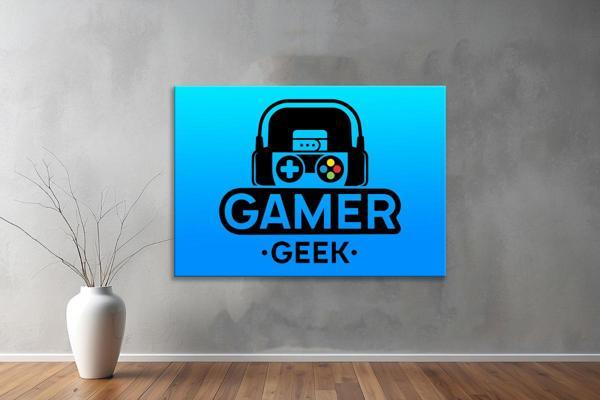 Gamer ( Oyuncu.) Kanvas Yatay Tablo 15  - Image 1