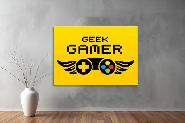 Gamer ( Oyuncu.) Kanvas Yatay Tablo 21  - Image 1