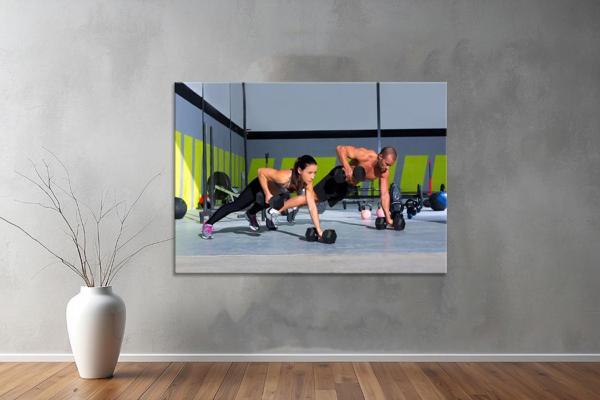 Gym ( Sport) Kanvas Yatay Kanvas Tablo 27  - Image 1
