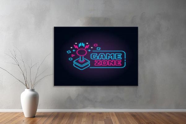 Gamer ( Oyuncu.) Kanvas Yatay Tablo 4  - Image 1
