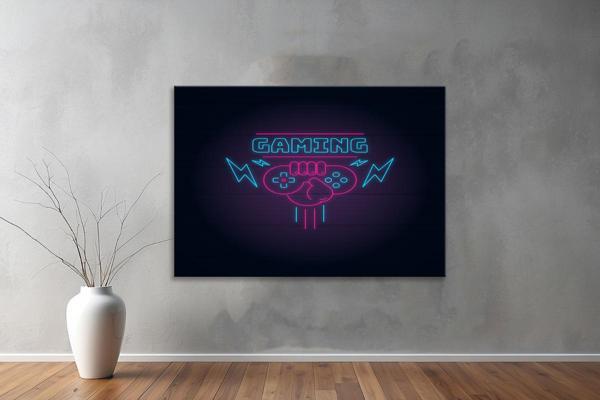 Gamer ( Oyuncu.) Kanvas Yatay Tablo 6  - Image 1