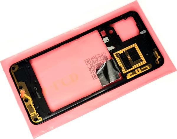 Tkgz Samsung Galaxy A22 A225 4G Kasa Aka Pil Batarya Kapağı SİYAH - Image 1