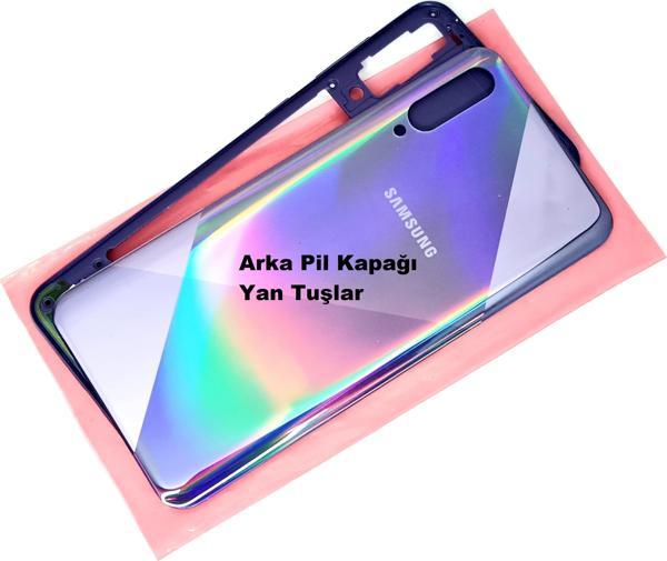 Tkgz Samsung Galaxy A50S A507 kasa Arka Pil Batarya Kapağı MAVİ - Image 1