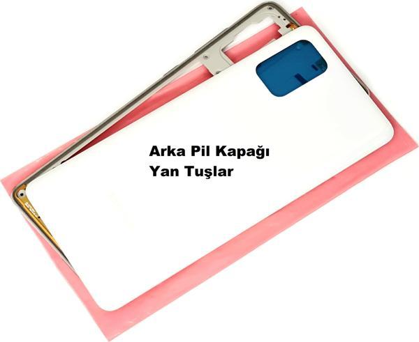 Tkgz Samsung Galaxy (SM-A715) A71 KASA Arka Pil Batarya Kapağı Beyaz - Image 1