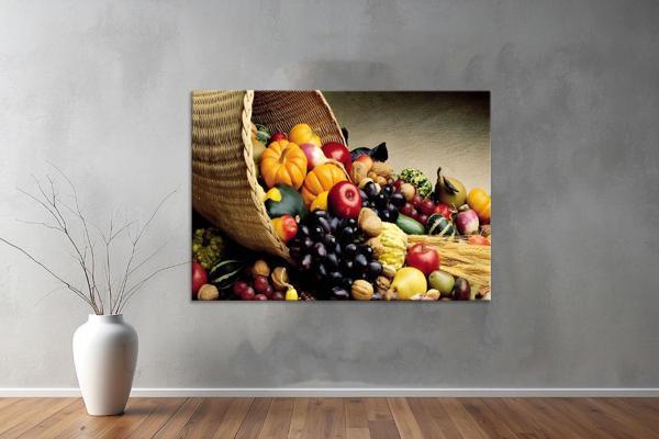 Meyeveler ( Friuts) Kanvas Yatay Tablo 79  - Image 1