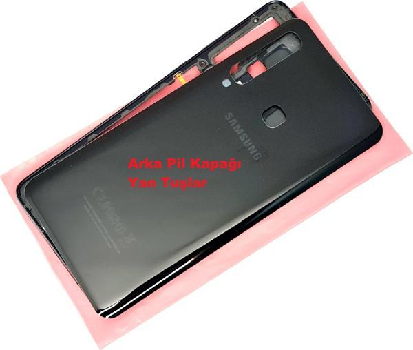 Tkgz Samsung Galaxy A9 A920 2018 KASA Arka Pil Batarya Kapağı SİYAH - Image 1