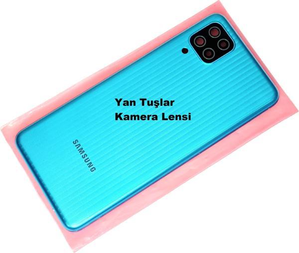 Tkgz Samsung Galaxy M12 kasa Arka Pil Batarya Kapağı Yeşil - Image 1